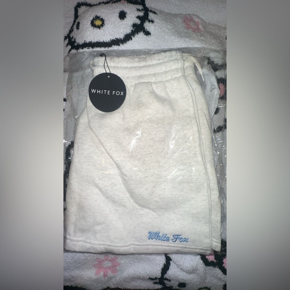 White fox shorts